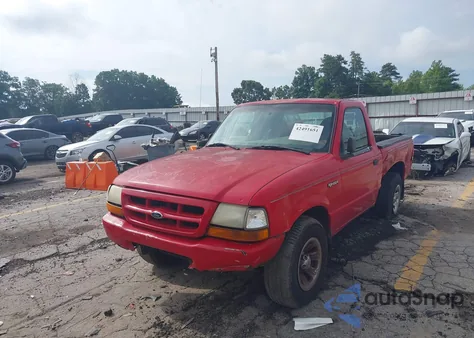 2000 Ford Ranger Xl/Xlt from USA, damaged, VIN 1FTYR10C3YPA10825